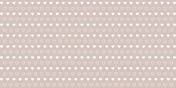 Pattern of hearts on a beige background Pattern of hearts on a beige background