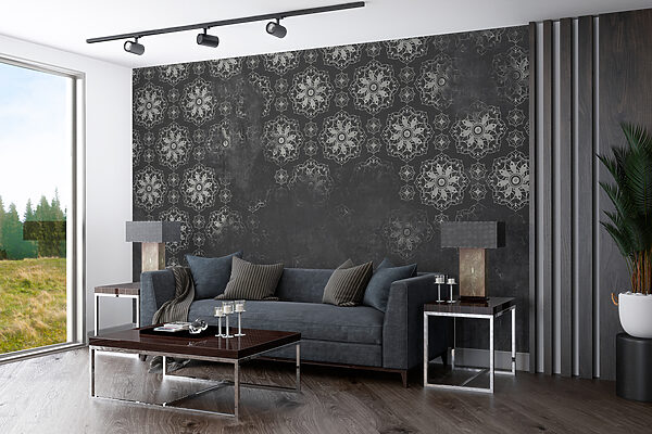 Grey and white wallpaper Grey and white wallpaper