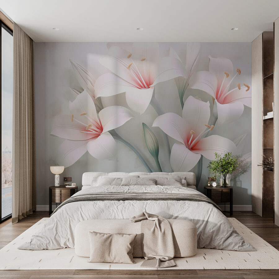 Delicate blooms in subtle elegance