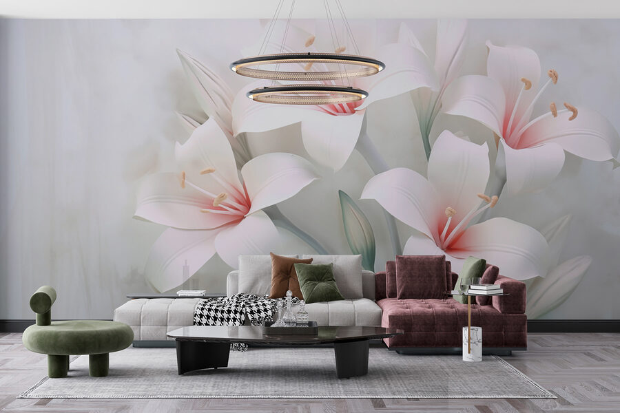 Delicate blooms in subtle elegance