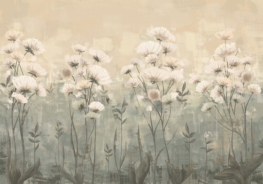 Delicate blooms in soft hues