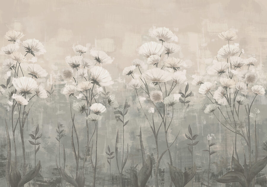 Delicate blossoms in soft tones