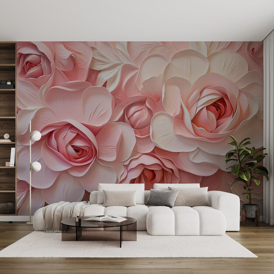 Beautiful pastel blooms in harmony