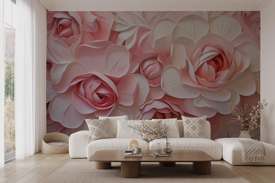 Beautiful pastel blooms in harmony