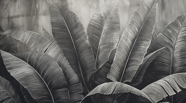 Soft layers of green foliage Soft layers of green foliage