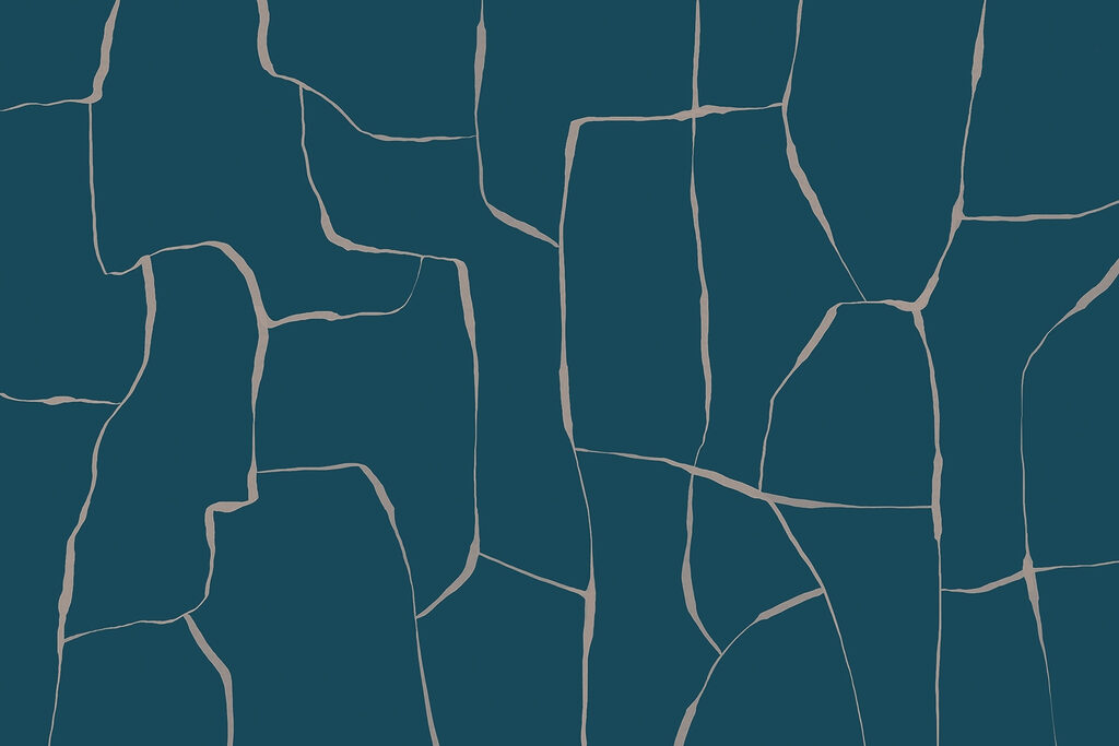 Blue and white crack pattern Blue and white crack pattern
