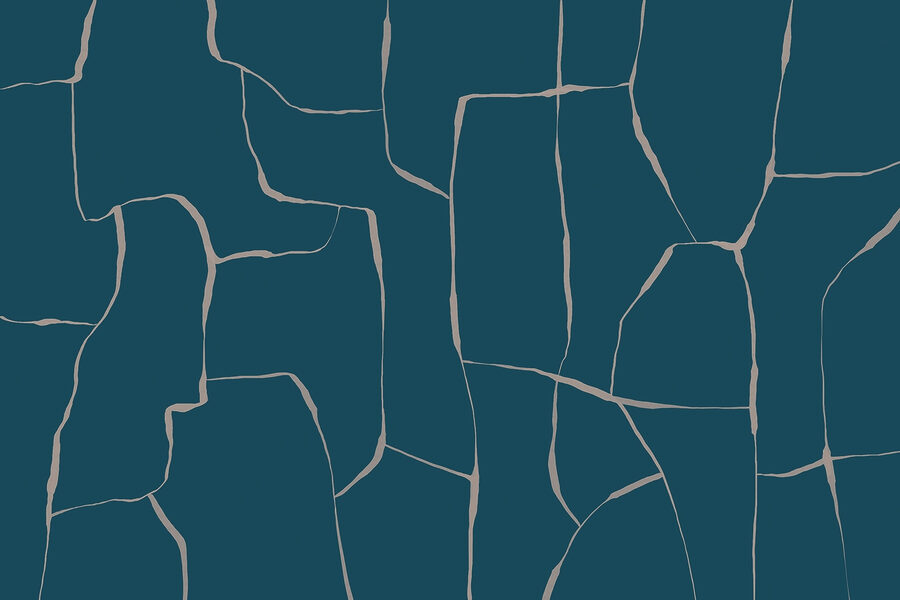 Blue and white crack pattern Blue and white crack pattern