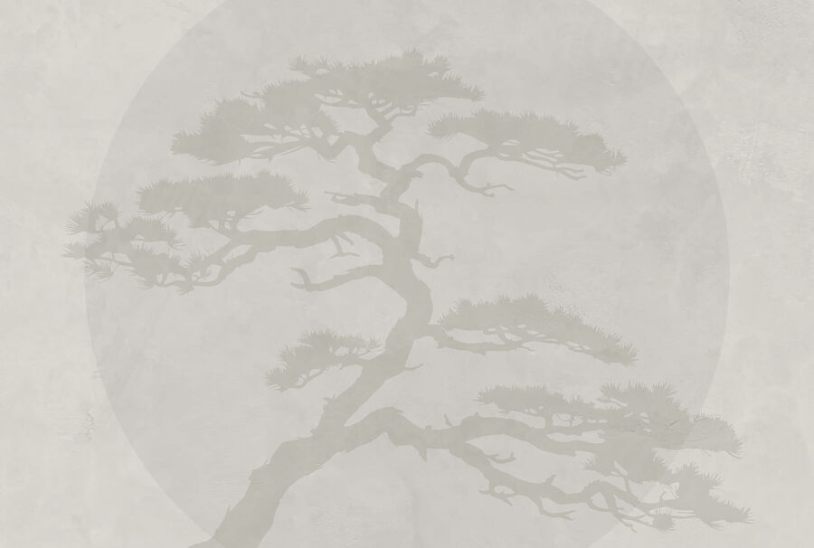 Tree with branches and leaves