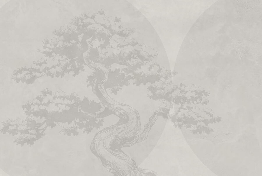 Tree with curved trunk and curved trunk Tree with curved trunk and curved trunk