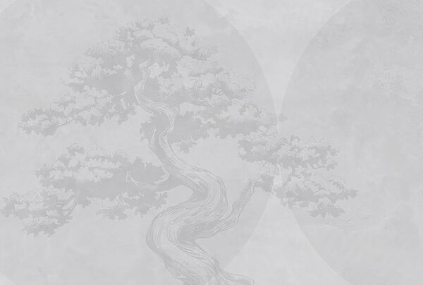 Tree with a curved trunk