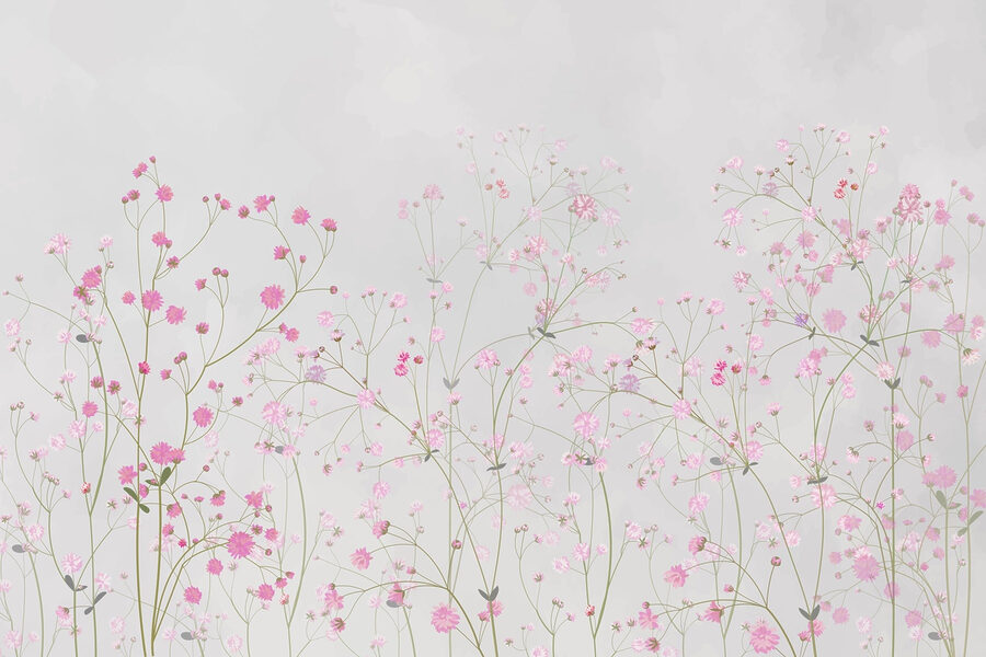 Group of pink flowers Group of pink flowers