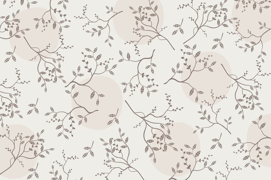Pattern of branches and leaves