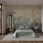 Wall murals Soft hues of tranquil blossoms
