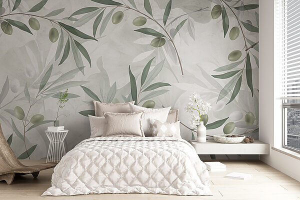 Delicate greenery on a soft backdrop Delicate greenery on a soft backdrop
