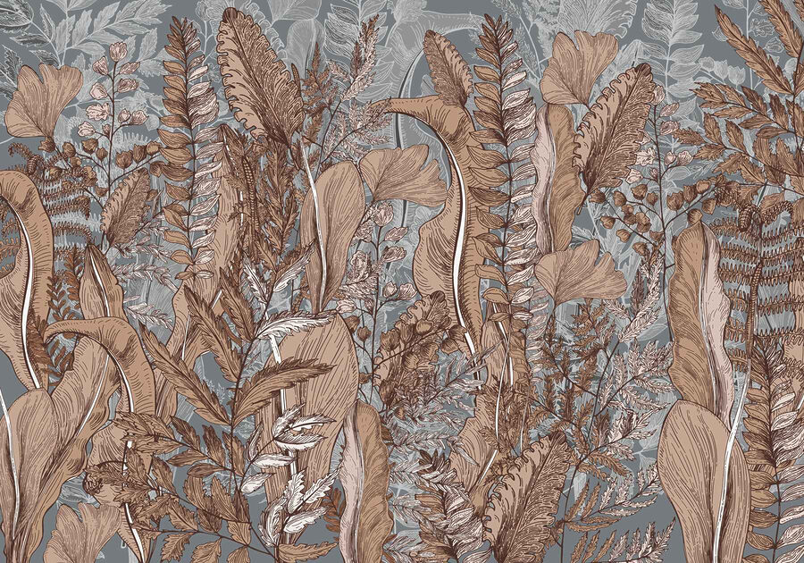 Natural patterns in earth tones.