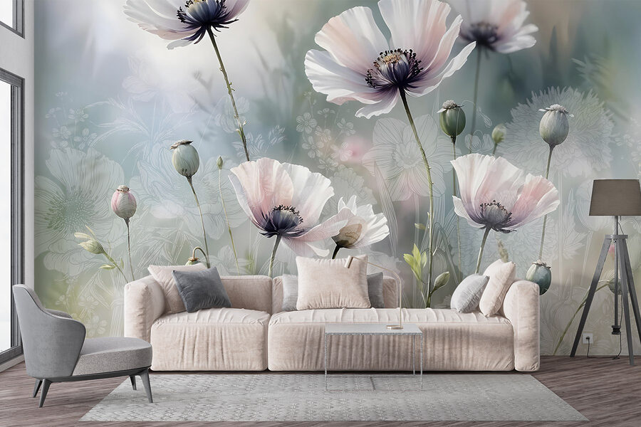 Delicate blooms in soft hues. Delicate blooms in soft hues.