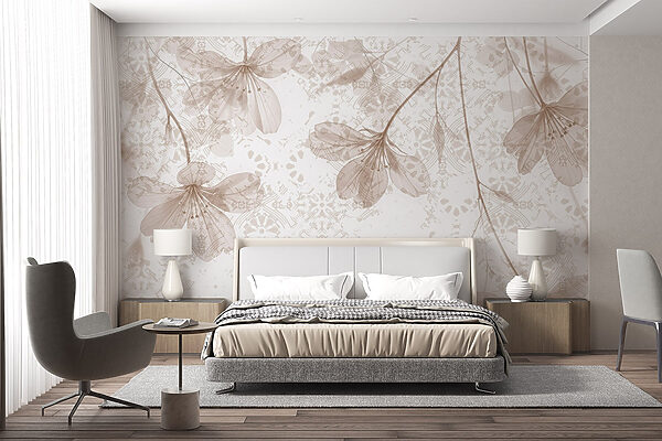 Delicate flowers in soft hues. Delicate flowers in soft hues.