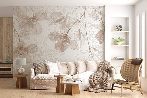 Delicate flowers in soft hues. Delicate flowers in soft hues.