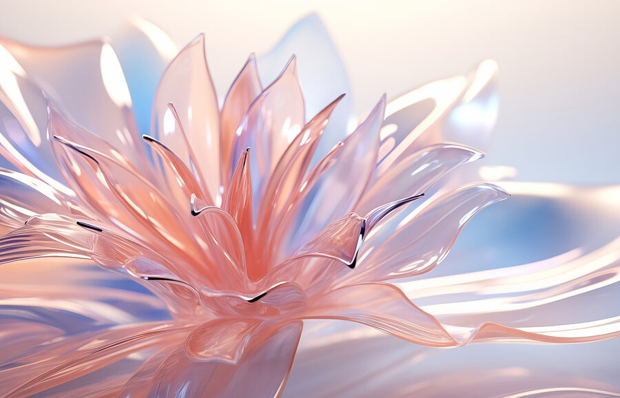 Delicate petals in soft hues