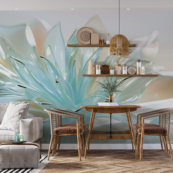 Delicate translucent floral design Delicate translucent floral design