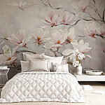 Wall mural Painting of flowers on a branch