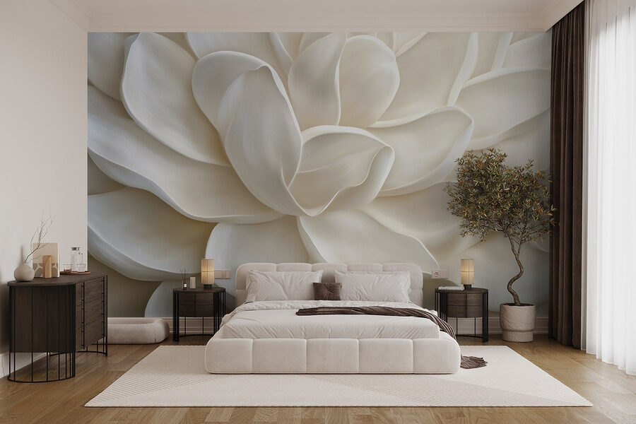 Soft petals in gentle layers.