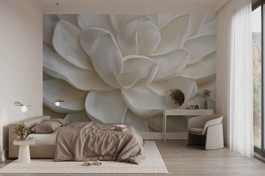 Soft petals in gentle layers.