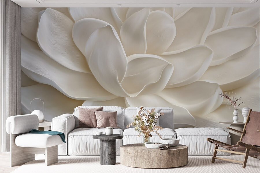 Soft petals in gentle layers.