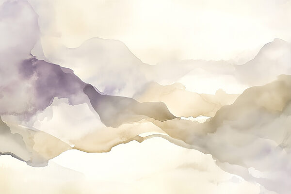Watercolor painting of mountains Watercolor painting of mountains