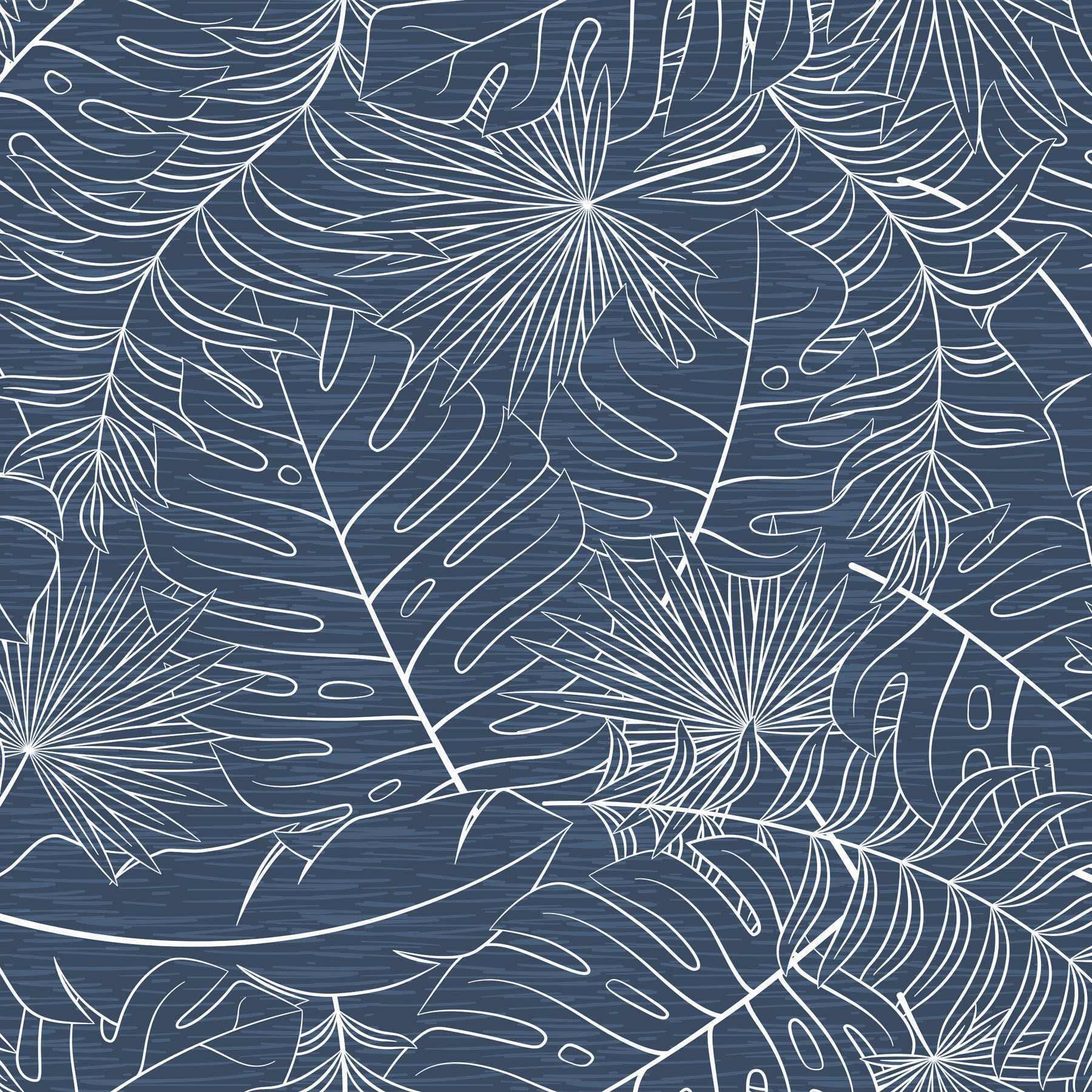 Pattern of leaves on a blue background Pattern of leaves on a blue background