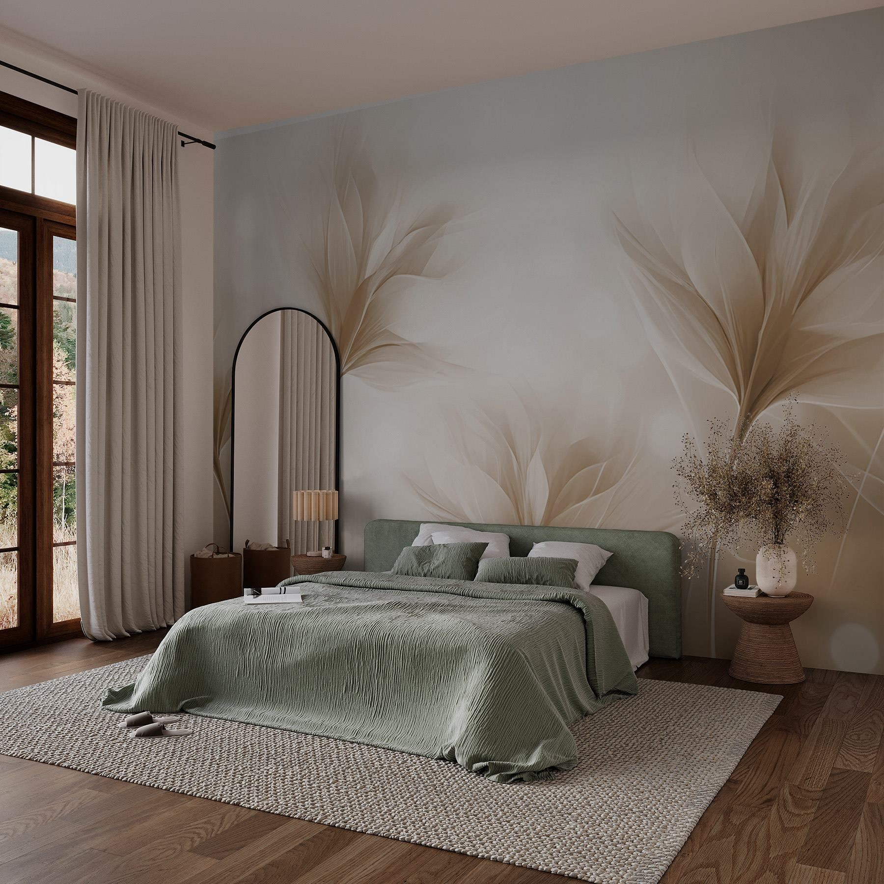 Delicate petals in soft tones