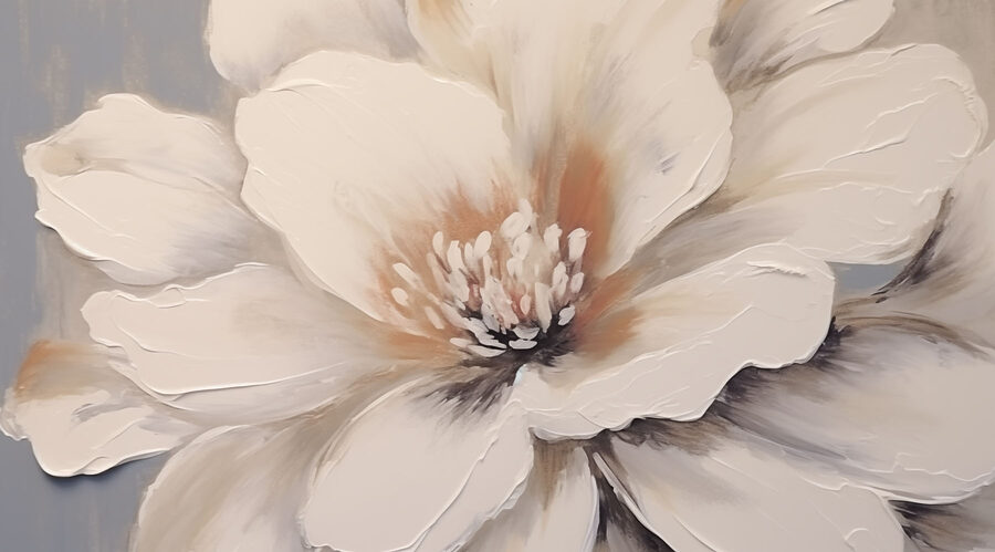 Delicate petals in soft hues