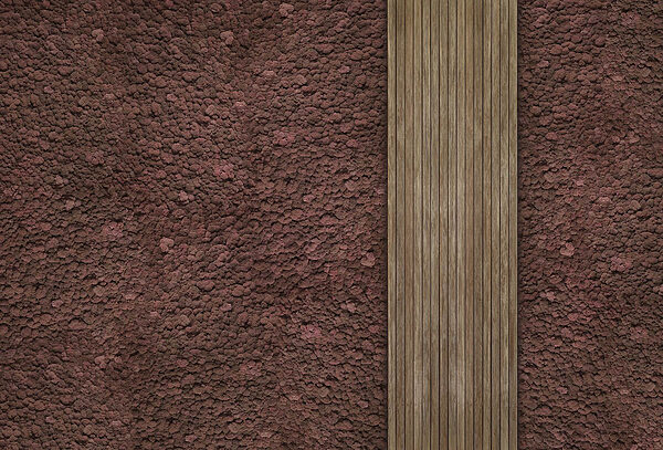 Brown carpet with a wood plank Brown carpet with a wood plank