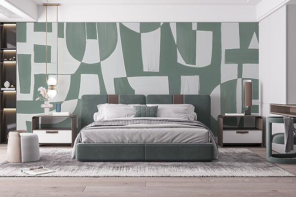 White and gray art White and gray art