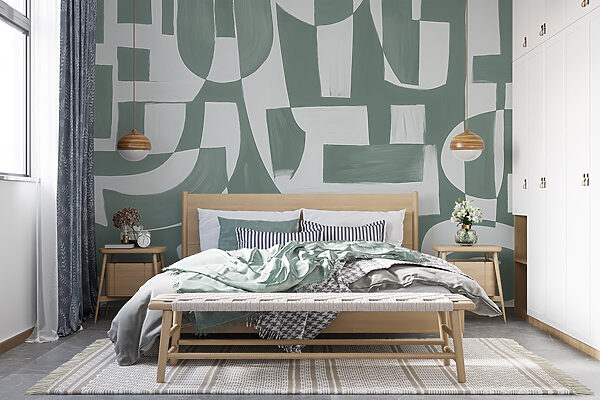 White and gray art White and gray art