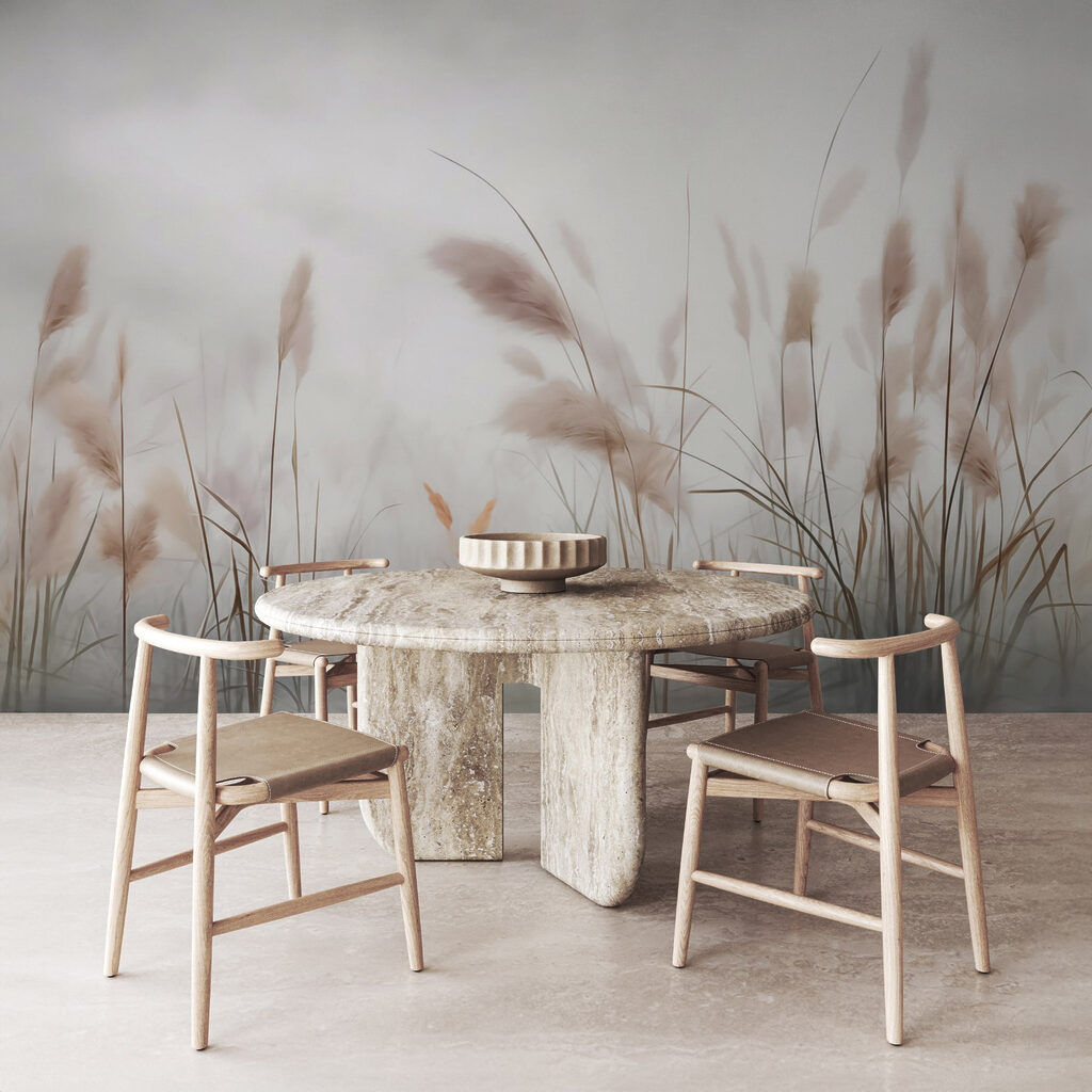 Gentle breeze through tall grass