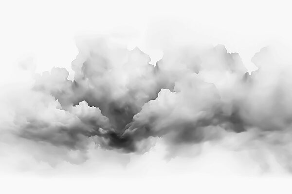 Black and white cloud Black and white cloud