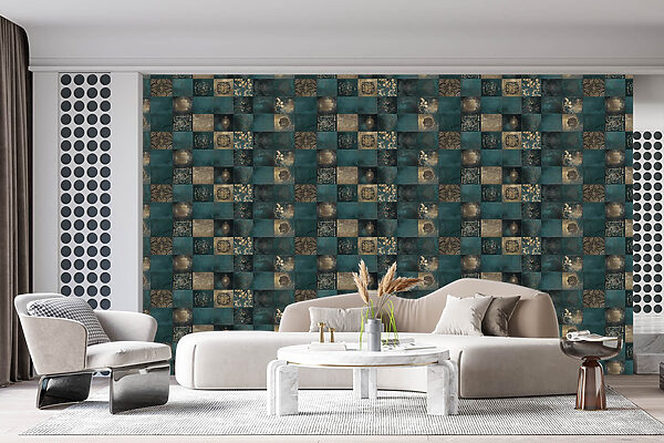 Wall murals Pattern of squares and dots (SKU: w08620) Wall murals Wall murals Pattern of squares and dots (SKU: w08620)
