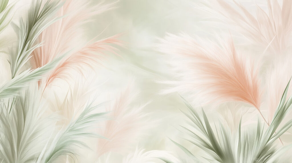 Soft pastel foliage in gentle hues Soft pastel foliage in gentle hues