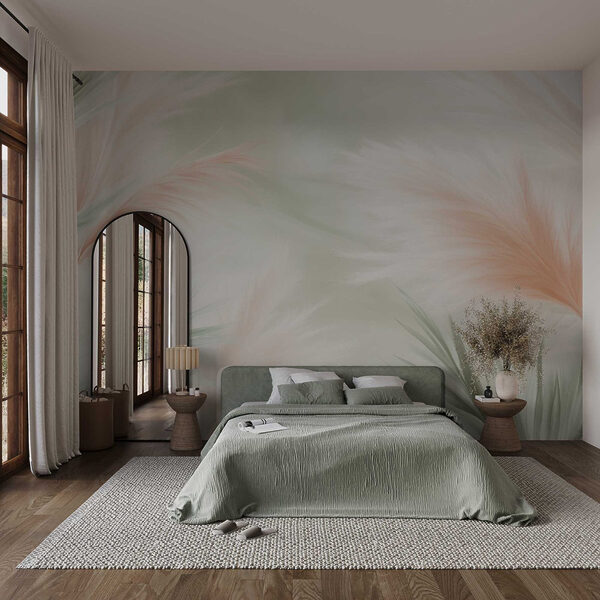 Soft pastel foliage in gentle hues Soft pastel foliage in gentle hues