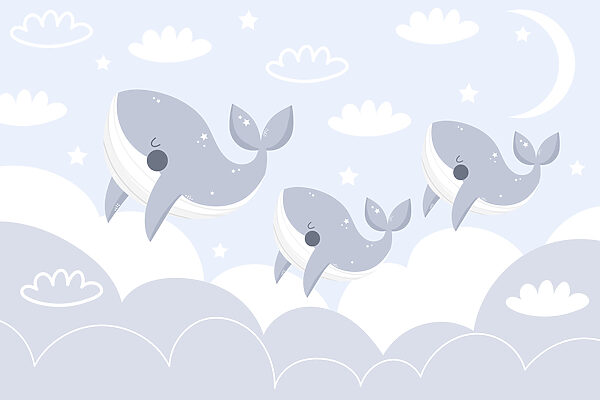 Group of whales jumping in the air Group of whales jumping in the air