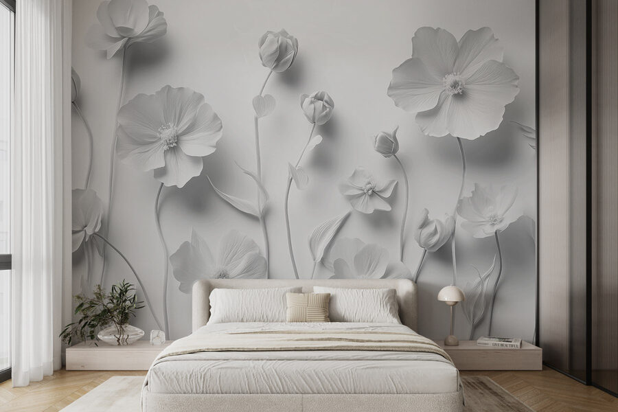 Group of white flowers