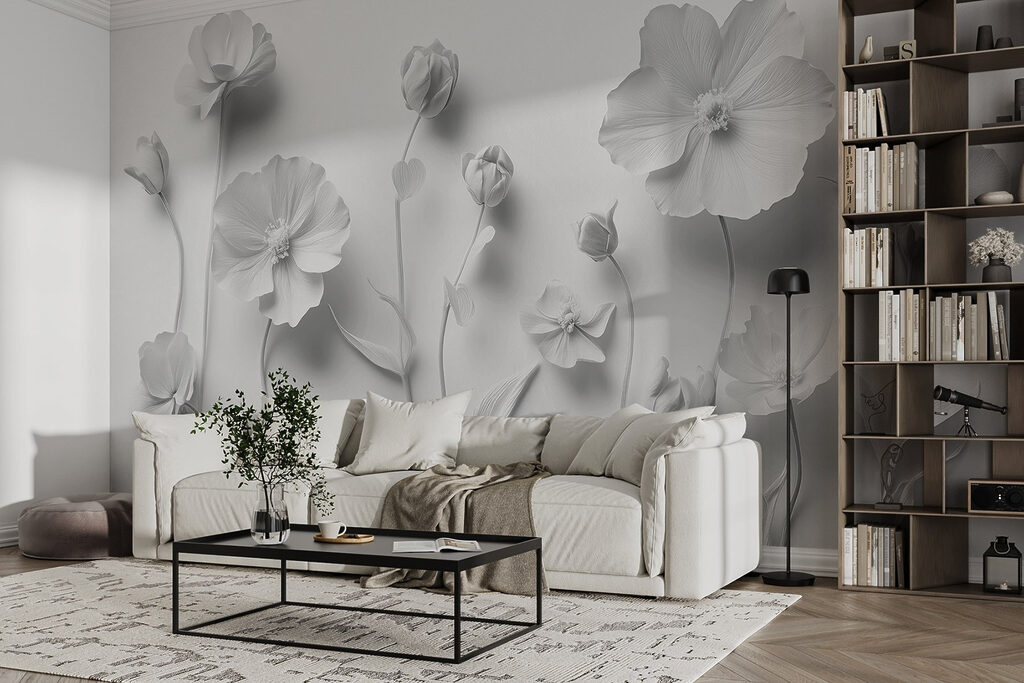 Group of white flowers