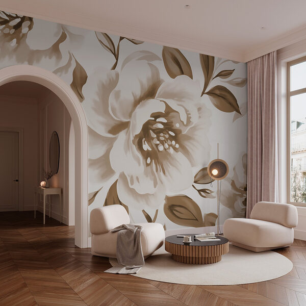Elegant florals in soft hues. Elegant florals in soft hues.