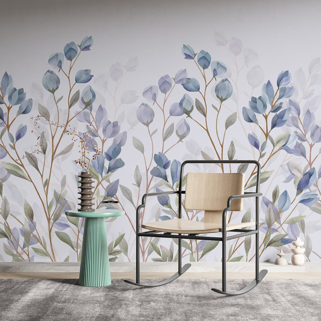 Delicate watercolor floral design