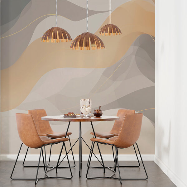 White and grey background with wavy lines White and grey background with wavy lines