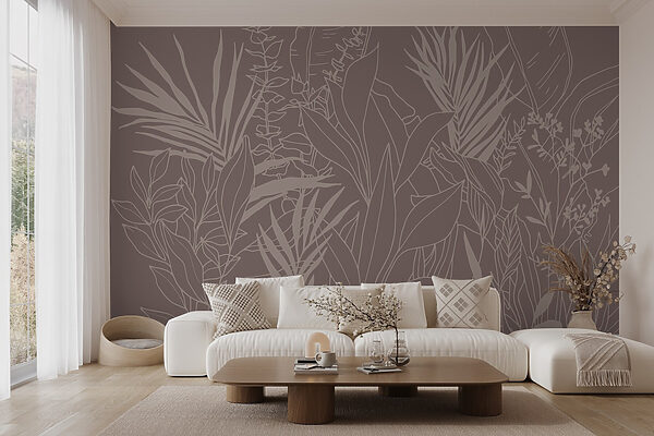 Drawing of plants and leaves Drawing of plants and leaves