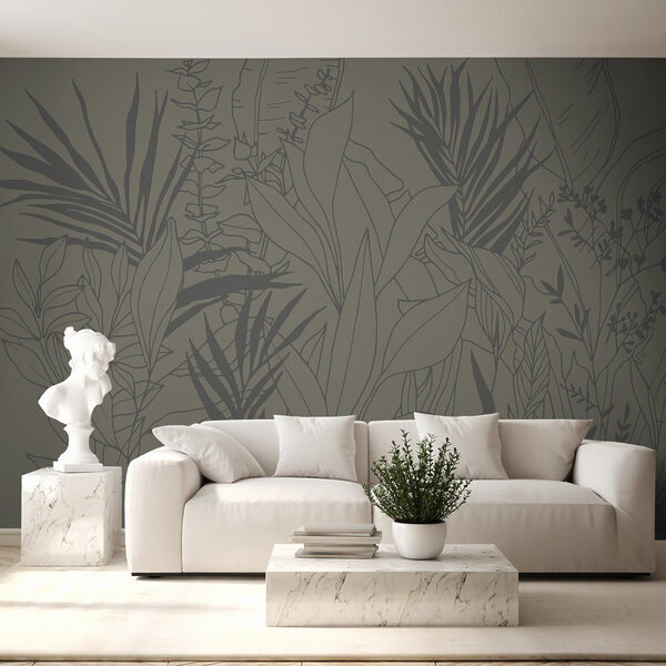 Drawing of plants and leaves Drawing of plants and leaves