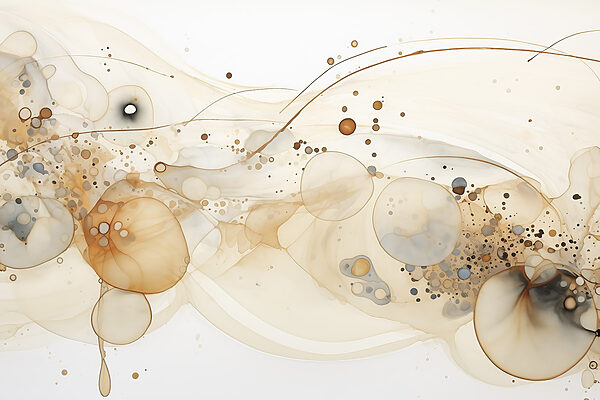 Fluid art with earthy tones Fluid art with earthy tones