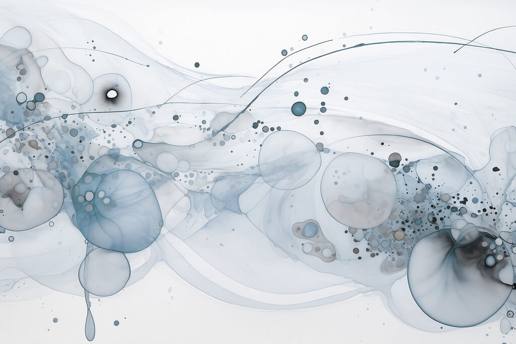 Fluid patterns in tranquil hues Fluid patterns in tranquil hues